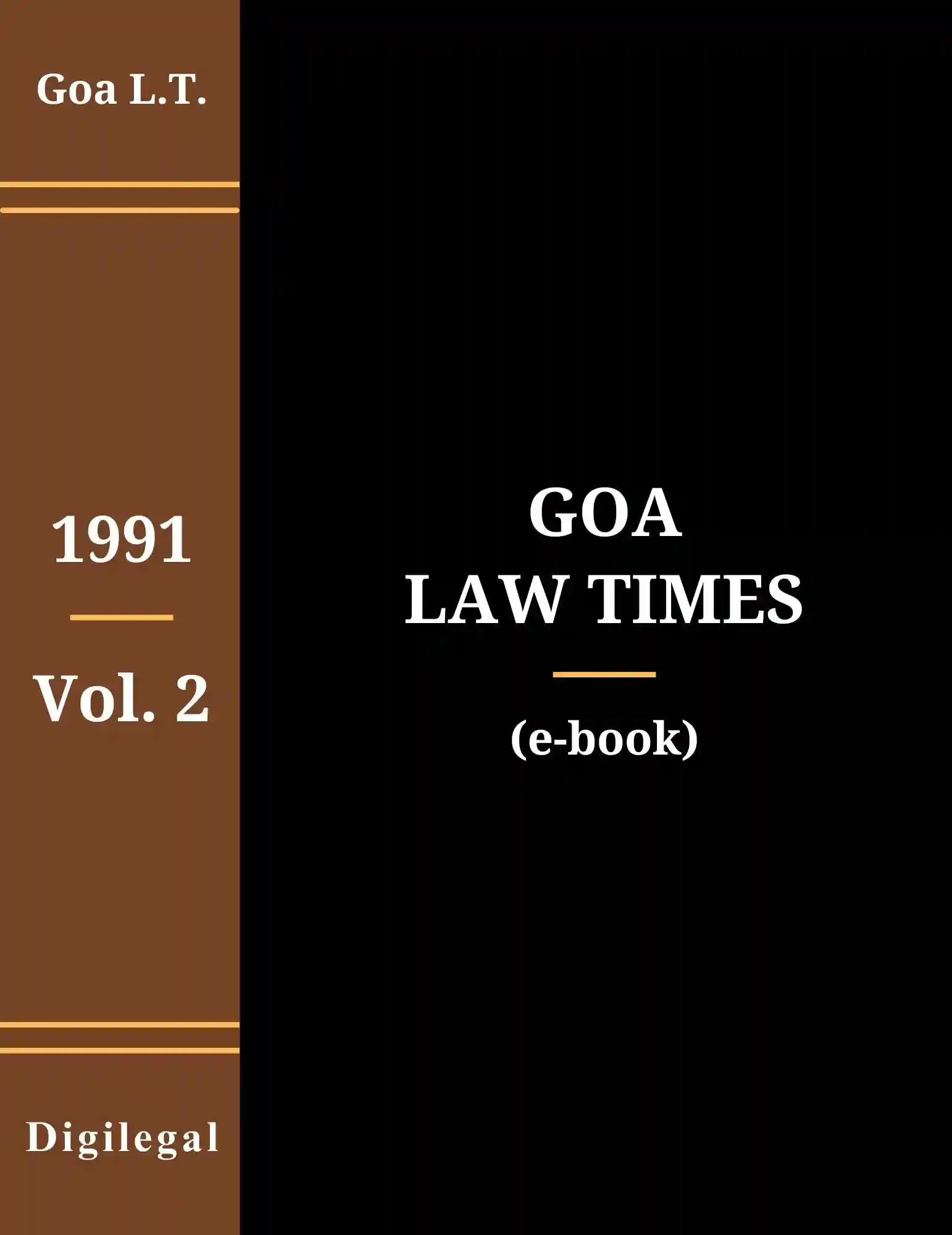 Goa Law Times 1991